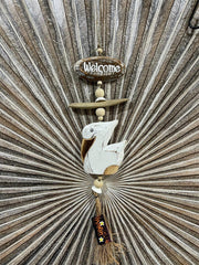 NEW Balinese Pelican / Driftwood Welcome Mobile / Hanger - Bali Pelican Mobile