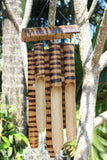 NEW Balinese Tiger Stripe Bamboo Wind Chime - Bali Bamboo Wind Chime