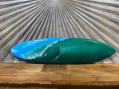 Bali Handmade Air Brushed Surfboard Wall Decor 80cm - Bali Surfer Surfboard Art