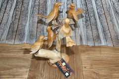 NEW Balinese Hand Carved & Crafted Suar Wood Bird Sculpture - Bali Bird Art