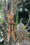 NEW Balinese Owl Bamboo Wind Chime - Bamboo Bali Windchimes