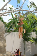 NEW Balinese Bird with Chicks Bamboo Wind Chime - Bali Bamboo/Coconut Windchime