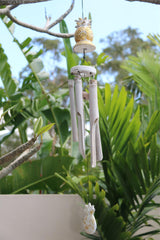NEW Balinese Wood / Bamboo Pineapple Wind Chime - Bali Pineapple Chime