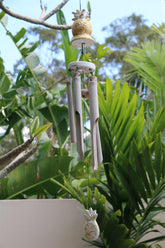 NEW Balinese Wood / Bamboo Pineapple Wind Chime - Bali Pineapple Chime