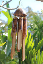 NEW Balinese Coconut / Bamboo Wind Chime - Traditional Bali Bamboo Wind Chime