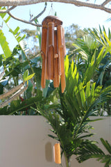 NEW Balinese Coconut / Bamboo Wind Chime - Traditional Bali Bamboo Wind Chime