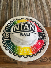 Bali Bintang Towelling Bucket Hat - Balinese Bintang Towel Bucket Hat