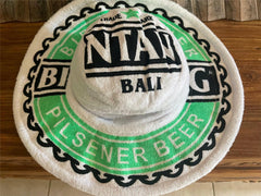 Bali Bintang Towelling Bucket Hat - Balinese Bintang Towel Bucket Hat