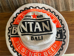 Bali Bintang Towelling Bucket Hat - Balinese Bintang Towel Bucket Hat