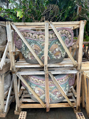 NEW Balinese Hand Carved & Crafted Paras Pot - Bali Feature Pot Carved Bali Pot