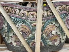 NEW Balinese Hand Carved & Crafted Paras Pot - Bali Feature Pot Carved Bali Pot