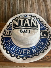 Bali Bintang Towelling Bucket Hat - Balinese Bintang Towel Bucket Hat