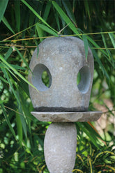 NEW Balinese Hand Crafted River Stone Lantern - Bali River Stone Garden Sculptur
