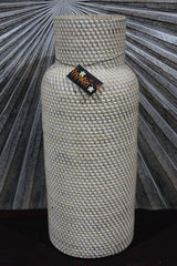 NEW BALINESE HAND WOVEN RATTAN VASE / RATTAN OPEN BASKET