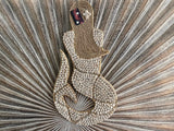 Balinese Hand Crafted Shell & Rope Mermaid Wall Art - Bali Shell Wall Art