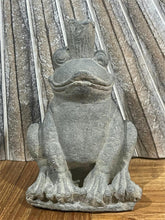 NEW Balinese Cast Concrete Frog Statue - Bali Frog Statue - Small Frog Statue