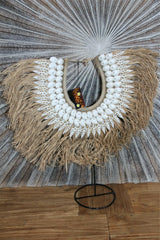 NEW Hand Crafted Balinese Shell Tribal Neck Piece - Primitive Shell - TIMOR ART