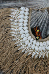 NEW Hand Crafted Balinese Shell Tribal Neck Piece - Primitive Shell - TIMOR ART