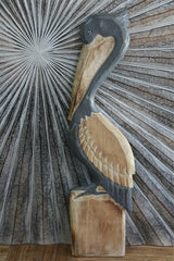 NEW Balinese Hand Crafted Pelican Wall Decor - 4 Colours Available