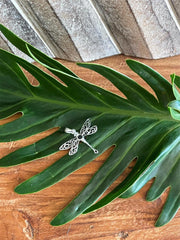 925 Sterling Silver Dragonfly Pendant - Balinese Style Jewellery - Pendant ONLY