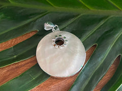 925 Shell w/Sterling Silver Pendant - Balinese Style Jewellery - Pendant ONLY