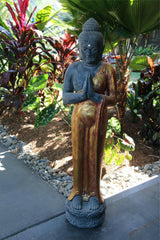 New Balinese Cast Buddha Statue / Bali Buddha Statue / Bali Garden Statue 1.5m