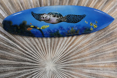 NEW Bali Handmade Air Brushed Surfboard Wall Decor 80cm - Bali Surfboard Art