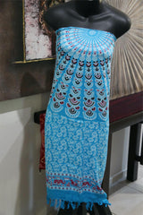 Bali Beach Sarong - Mandala Beach Sarong - Bikini Cover Up - ASST COLOURS AVAIL.