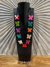 NEW Hand Crafted Balinese Wooden Flower Necklace - 10 Colours - Bali Jewellery