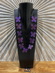 NEW Hand Crafted Balinese Wooden Flower Necklace - 10 Colours - Bali Jewellery