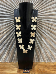 NEW Hand Crafted Balinese Wooden Flower Necklace - 10 Colours - Bali Jewellery