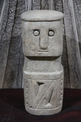 NEW INDONESIAN HAND CARVED PRIMITIVE STONE STATUE - TIMOR PRIMITIVE ART