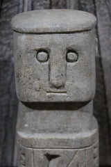NEW INDONESIAN HAND CARVED PRIMITIVE STONE STATUE - TIMOR PRIMITIVE ART