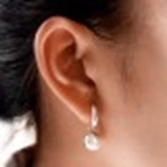 925 Sterling Silver Hanging Ball Earrings - Balinese Style Earrings