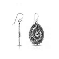 925 Sterling Silver Diana Earring - Balinese Style Earrings