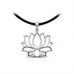 925 Sterling Silver Lotus Pendant - Balinese Style Jewellery