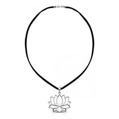 925 Sterling Silver Lotus Pendant - Balinese Style Jewellery
