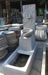 NEW Balinese Carved Leaf Wall Water Feature - Bali Water Feature - GREAT Sound!!