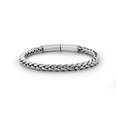925 Sterling Silver Braided Bracelet - Balinese Style Jewellery