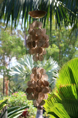 NEW Capiz Shell Mobile or Wind Chime Balinese Capiz Shell Wind Chime GREAT Sound