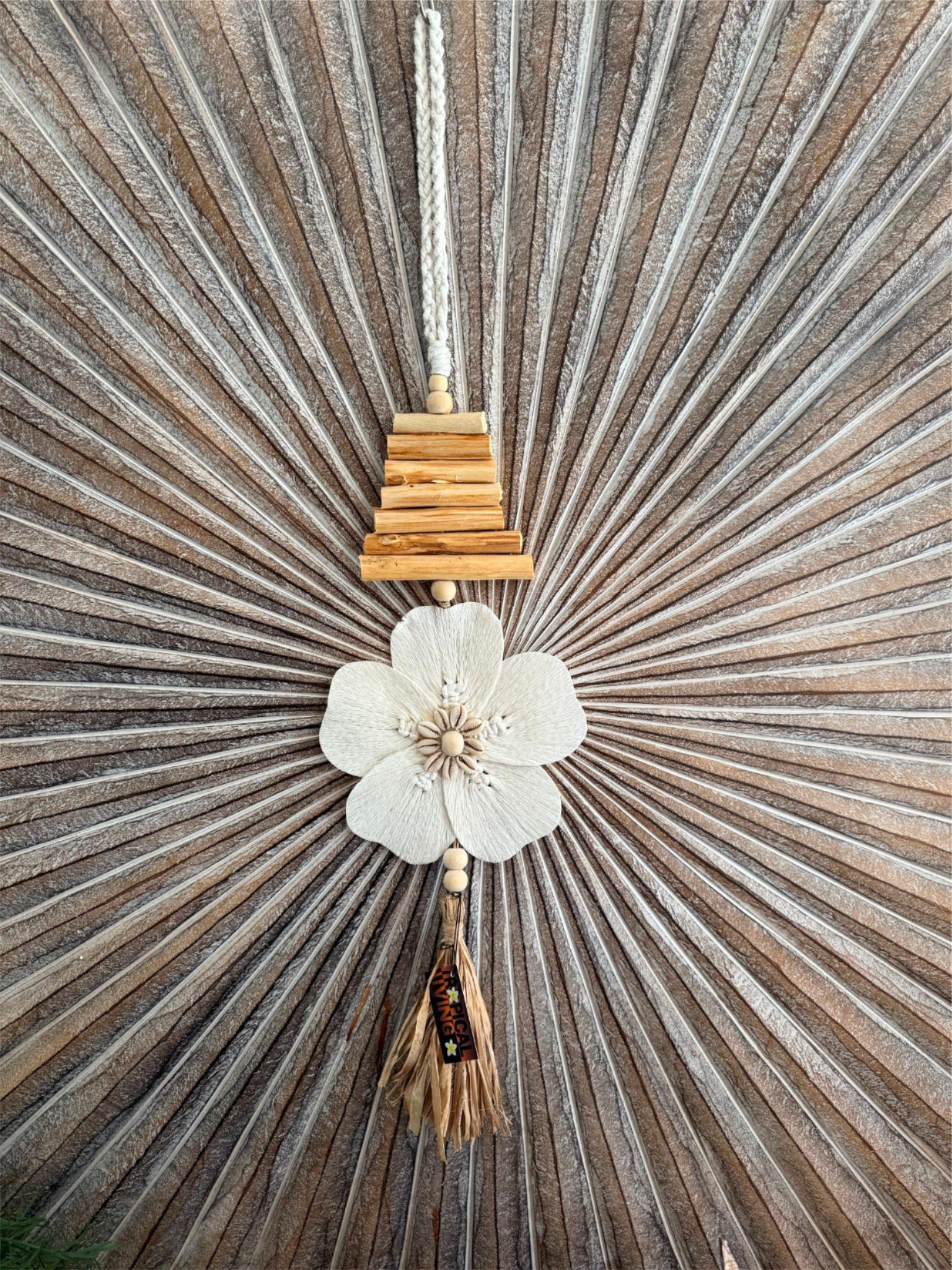 New Balinese Flower Tassel / Decorative Hanging - Bali Homewares - Boho Styles