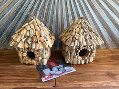 Balinese Hand Crafted Drift Wood Bird House  - Bali Bird House