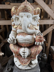 NEW Balinese Cast Concrete Ganesha 70cm tall - Stunning Bali Ganesha Statue