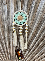 NEW Balinese Handmade Crochet Dream Catcher - Stunning Bali Dream Catcher SMALL