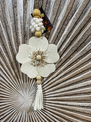 Balinese Flower / Shell Tassel - Bali Homewares - Bead / Flower Home Accessories
