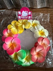 Pack 10 Frangipani Hair Clips - Assorted Colour Frangipani Crocodile Hair Clip