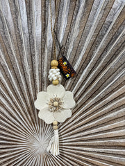 Balinese Flower / Shell Tassel - Bali Homewares - Bead / Flower Home Accessories
