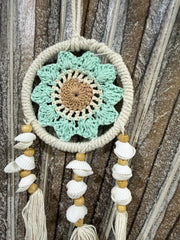 NEW Balinese Handmade Crochet Dream Catcher - Stunning Bali Dream Catcher SMALL