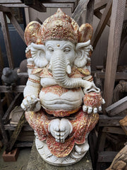 NEW Balinese Cast Concrete Ganesha 70cm tall - Stunning Bali Ganesha Statue