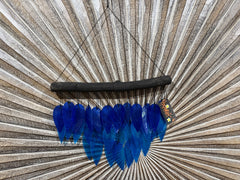 NEW Balinese Leaf Shaped Capiz Shell Windchime / Mobile - Bali Windchime